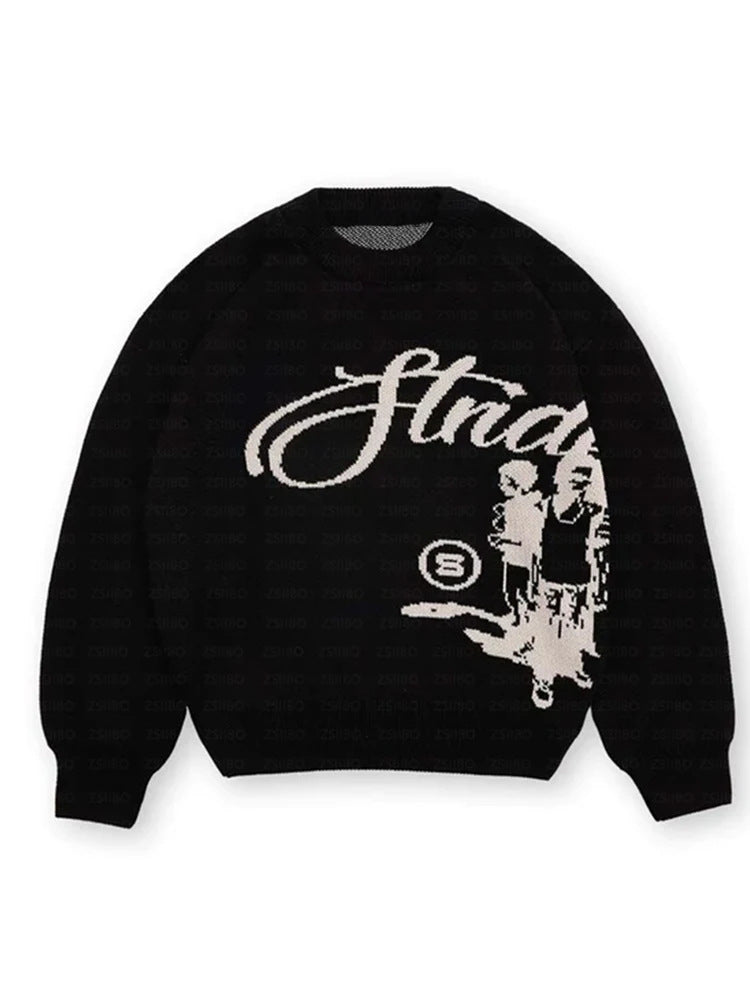 Women's & Men's & Trend American Print Hip Hop Sweaters