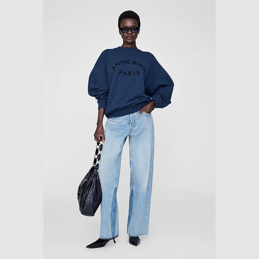 Women's North American Niche Front Felt Embroidered Sweaters
