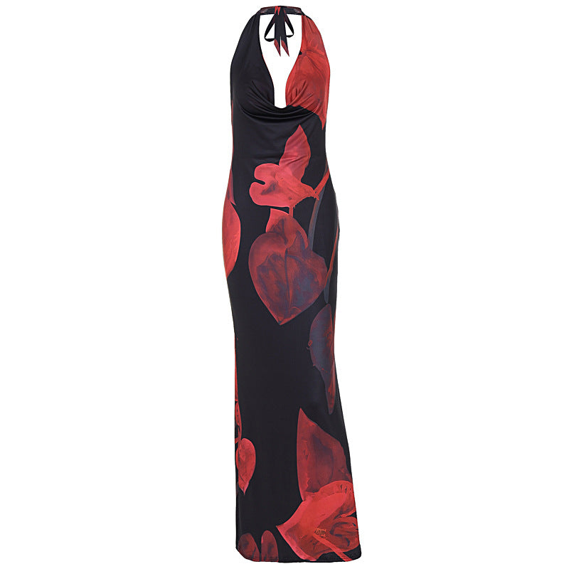 Women's Summer Fashion Sexy Slim Hot Printed Dresses