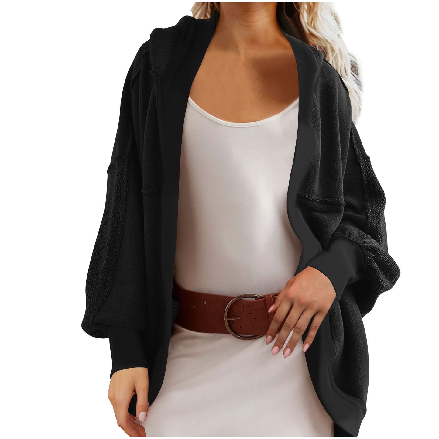 Women's With Hooded Casual Loose-fitting Hoodie Coats
