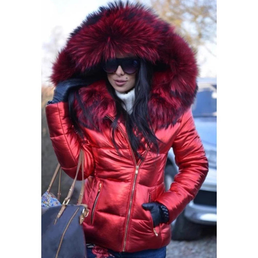Women's Fashion Stylish Down Hood Large Coats