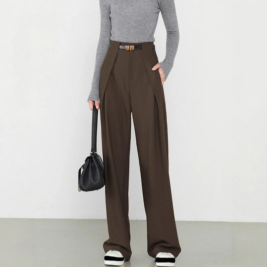 Idle Style High-grade High Waist Loose Pants