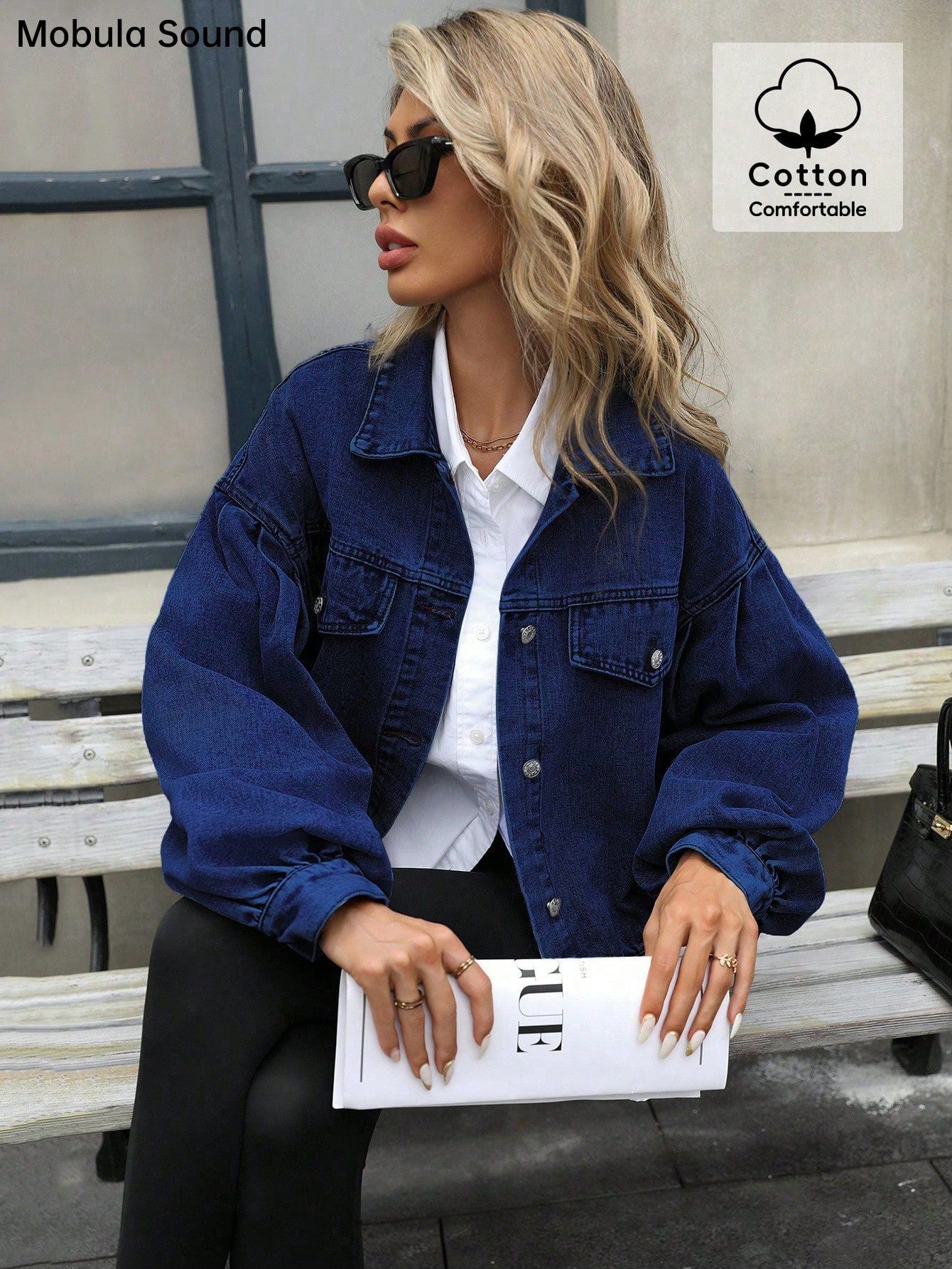 Women's Casual Street Hipster Loose Denim Jackets