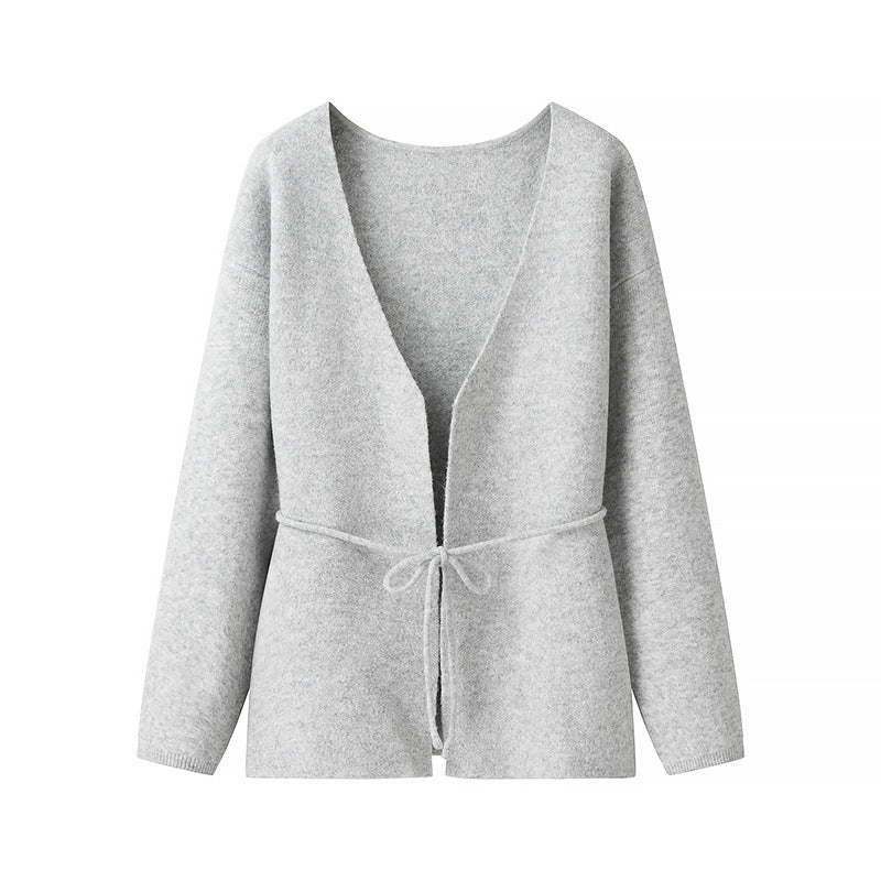 Women's Spring Street Fashion Long Sleeve Simple Cardigans