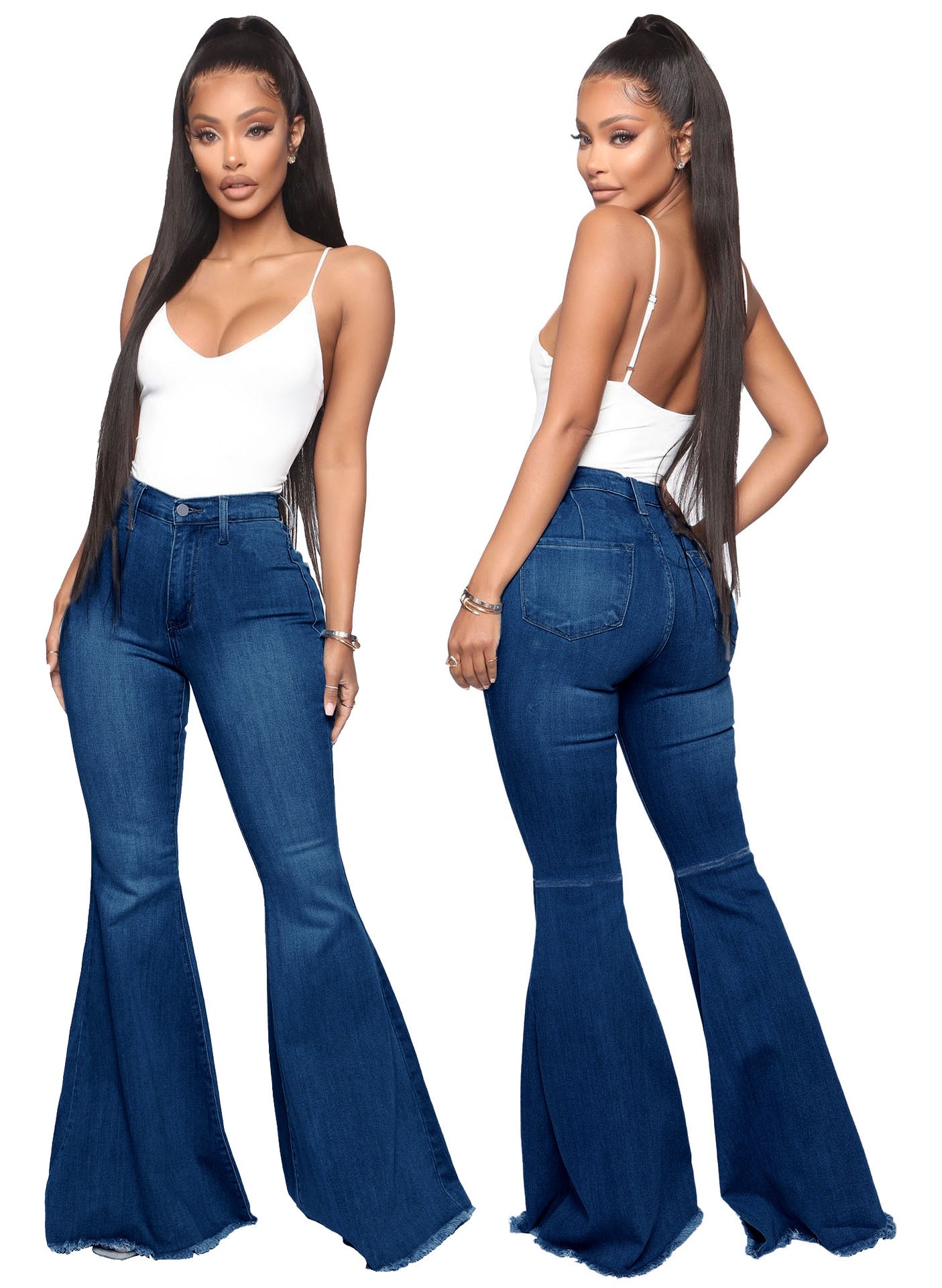Fashion High Waist Slim Stretch Denim Jeans