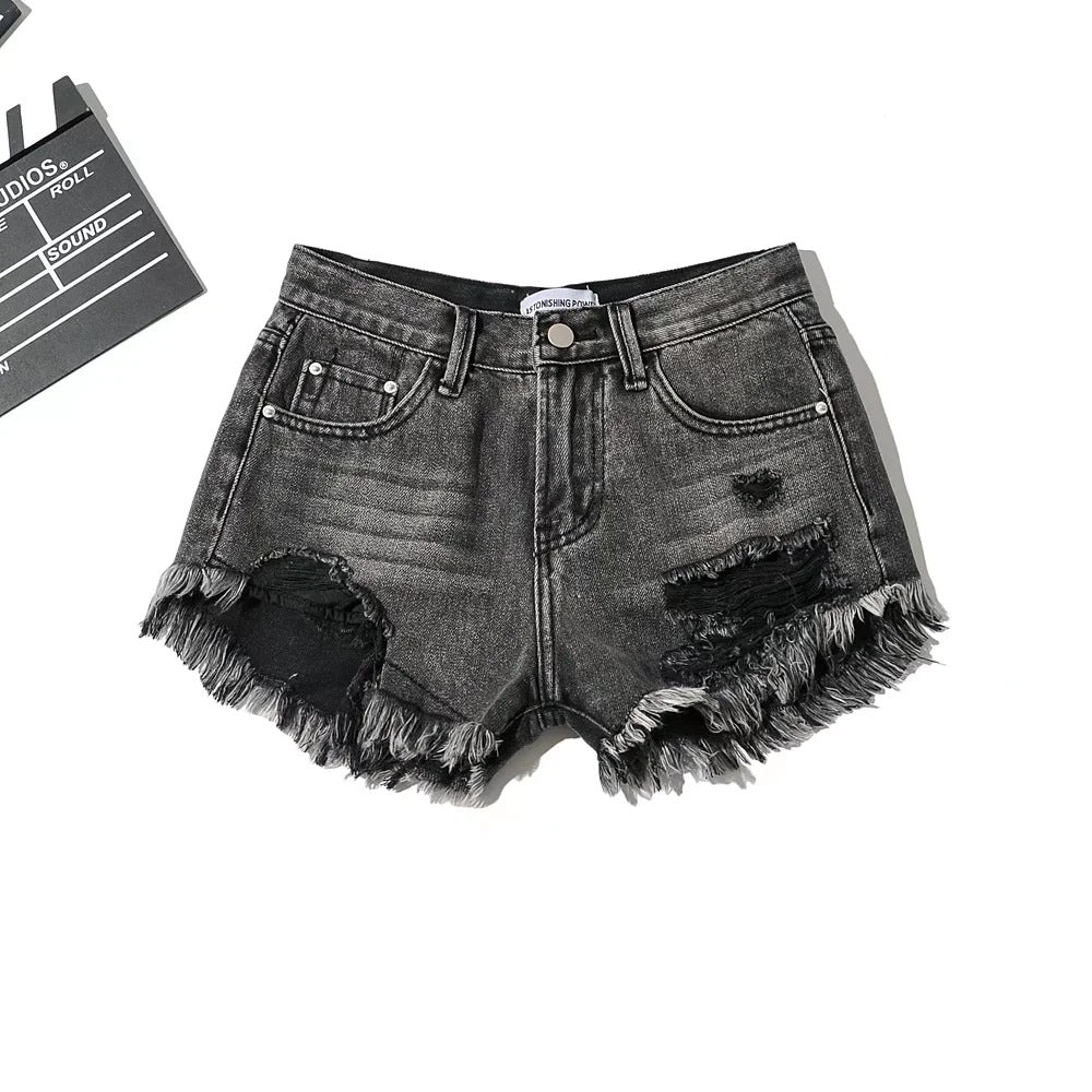 Women's American Summer High Waist Slim Fit Jeans