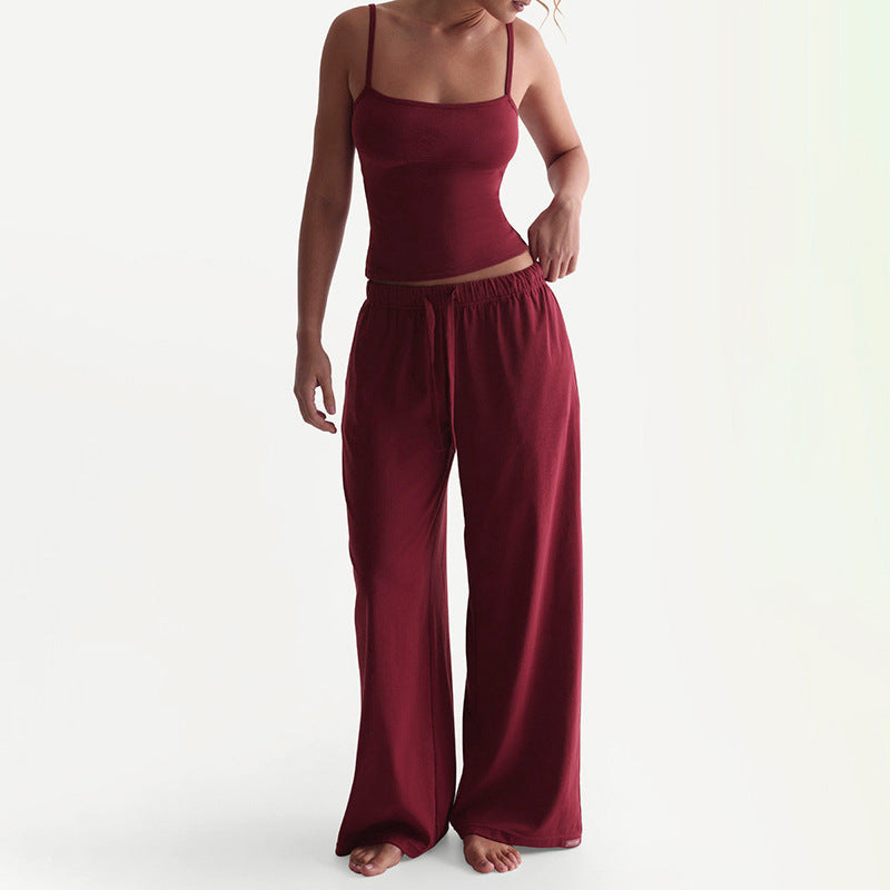 Women's Sexy Swing Collar Halter Rope Backless Shorts