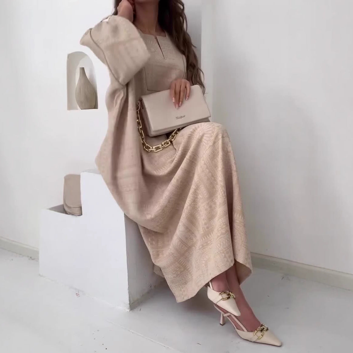Women's Autumn Solid Color Simple Comfortable Loose Long Clothing