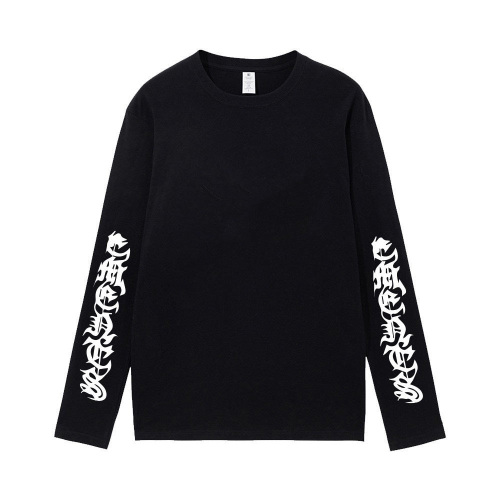 Women's & Men's & Cotton Long-sleeved T-shirt Tour Loose Blouses
