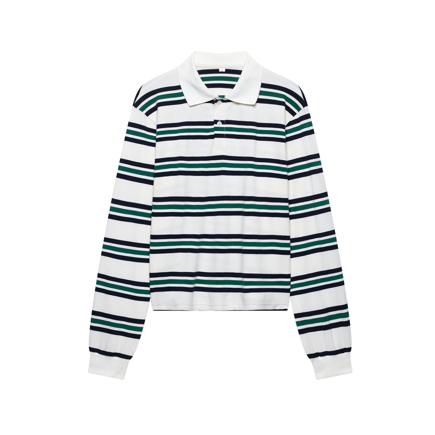 Women's Fashion Minimalist Preppy Style Striped Contrast Color Blouses