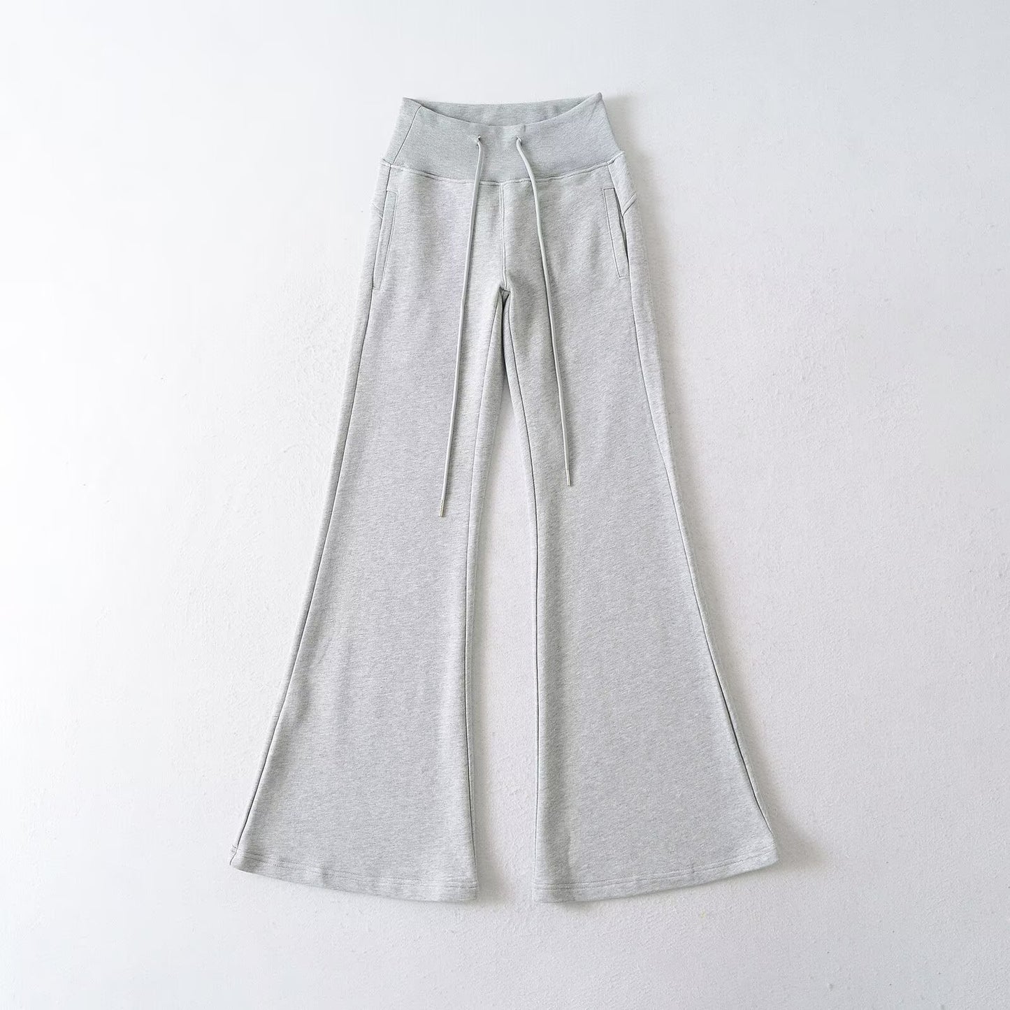 Women's Hot Drawstring Low Waist Sports Horn Pants