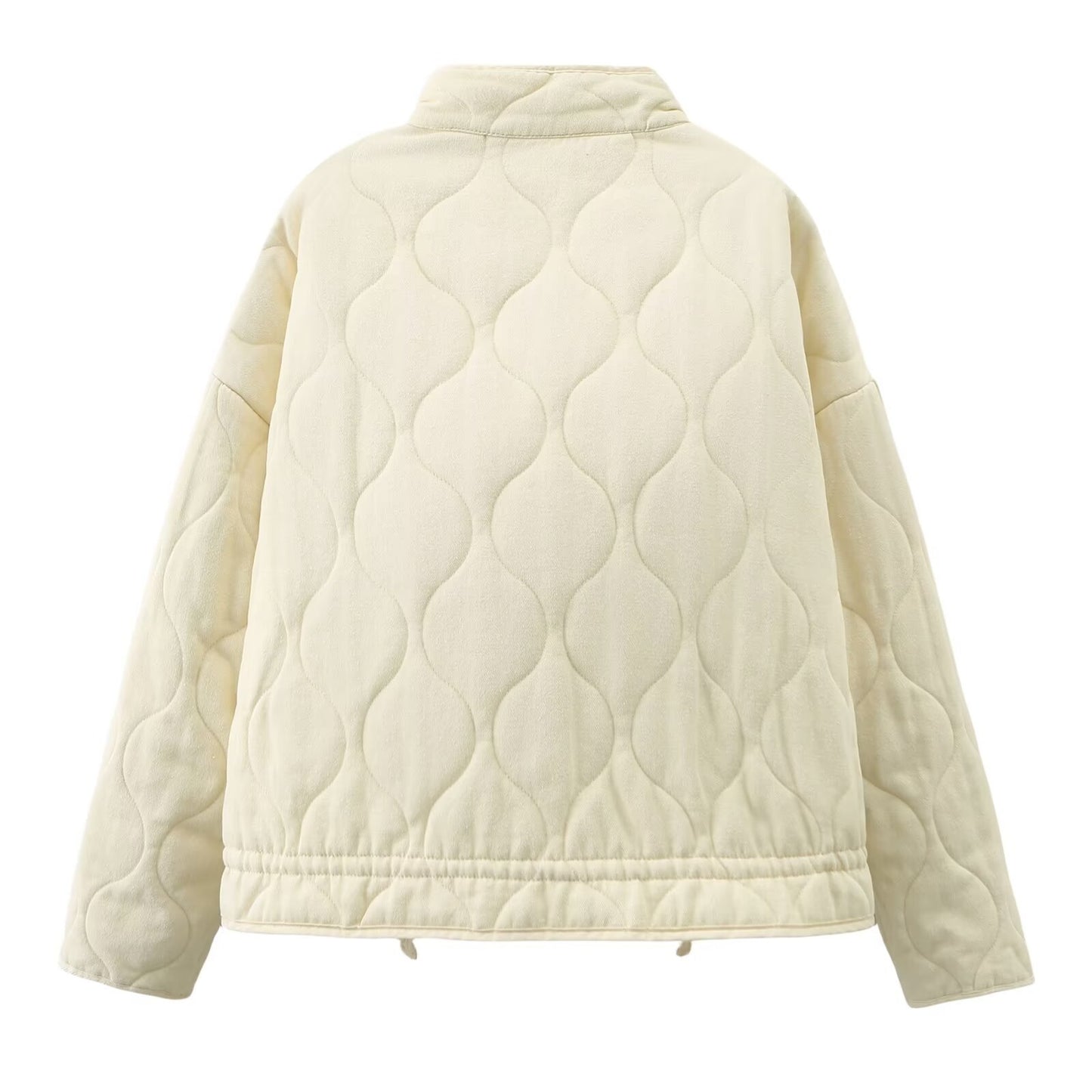 Women's Winter Wadded Loose Quilted Cotton Stand Coats