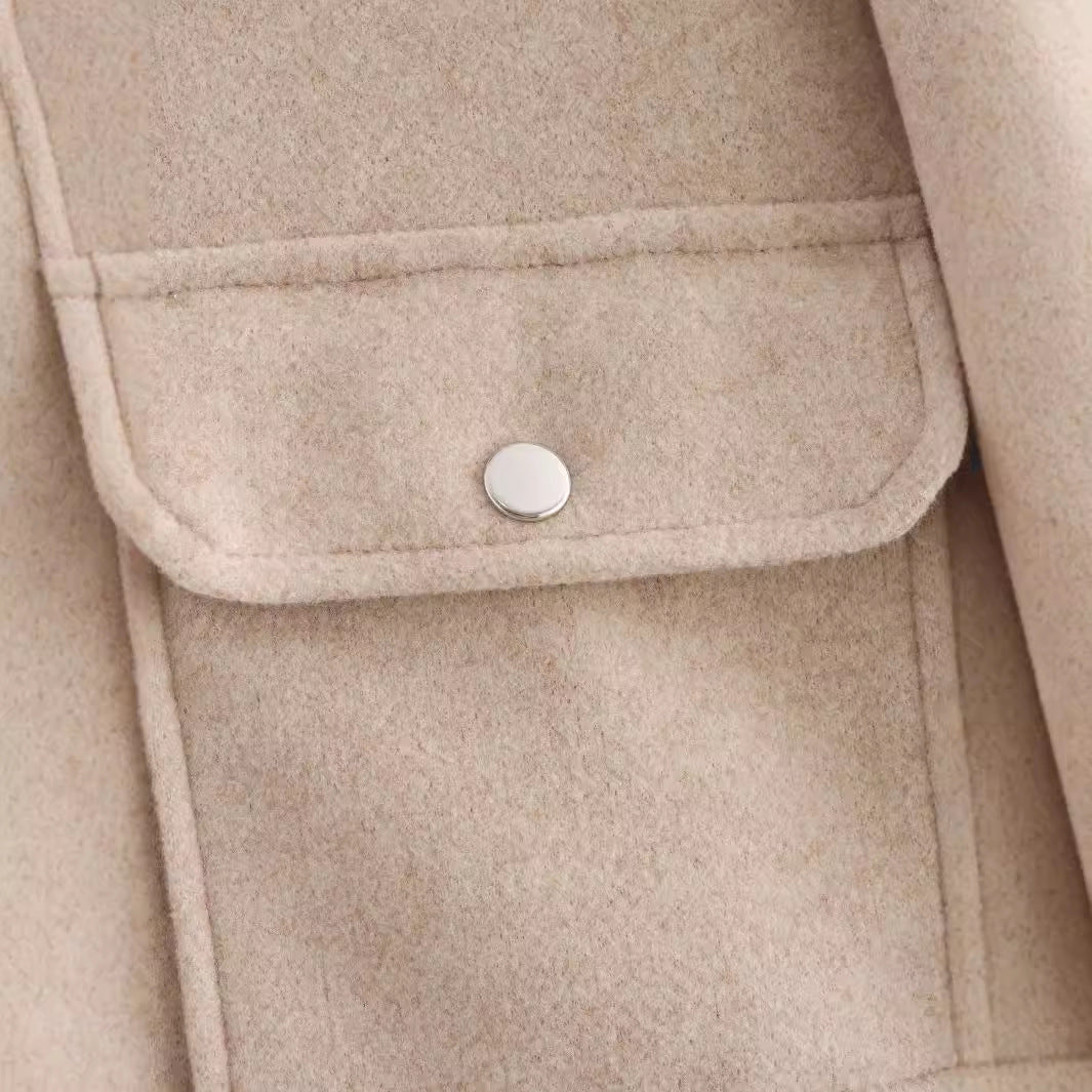 Women's Autumn Fashion Street Versatile Zipper Ornament Tops