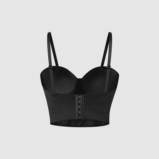 Women's Corset Spider Web Handmade Rhinestone Outer Wear Tops