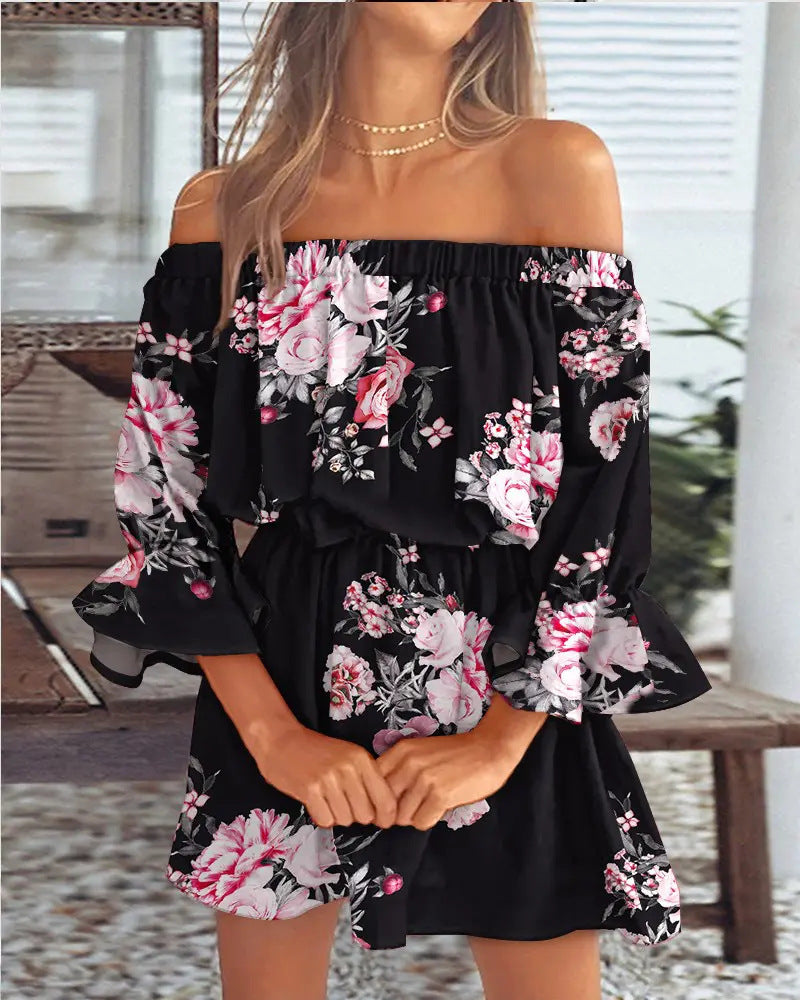 Unique Trendy Women's Sexy Fashion Printed Dress