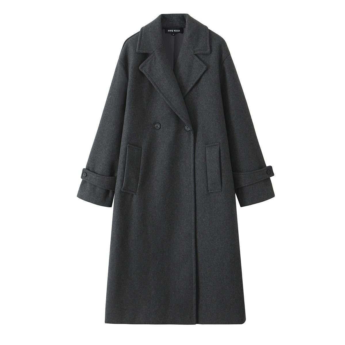 Women's Soft Loose Lapel Long Sleeves Overcoat Coats