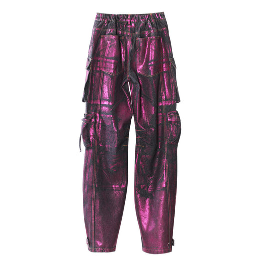 Niche Three-dimensional Trousers Fried Street Straight Loose Mop Pants