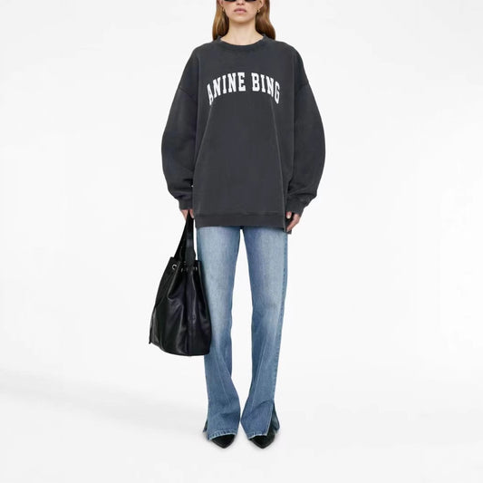 Women's American Niche Classic Letter Printing Fried Sweaters