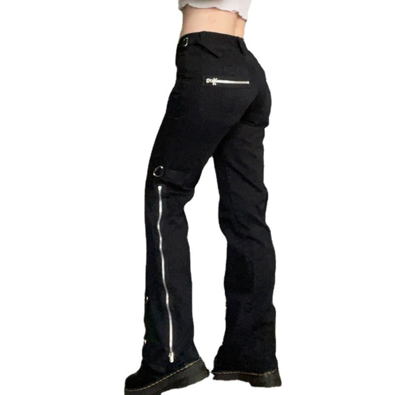 Women's Winter High Street Hot Fashion Wear Jeans