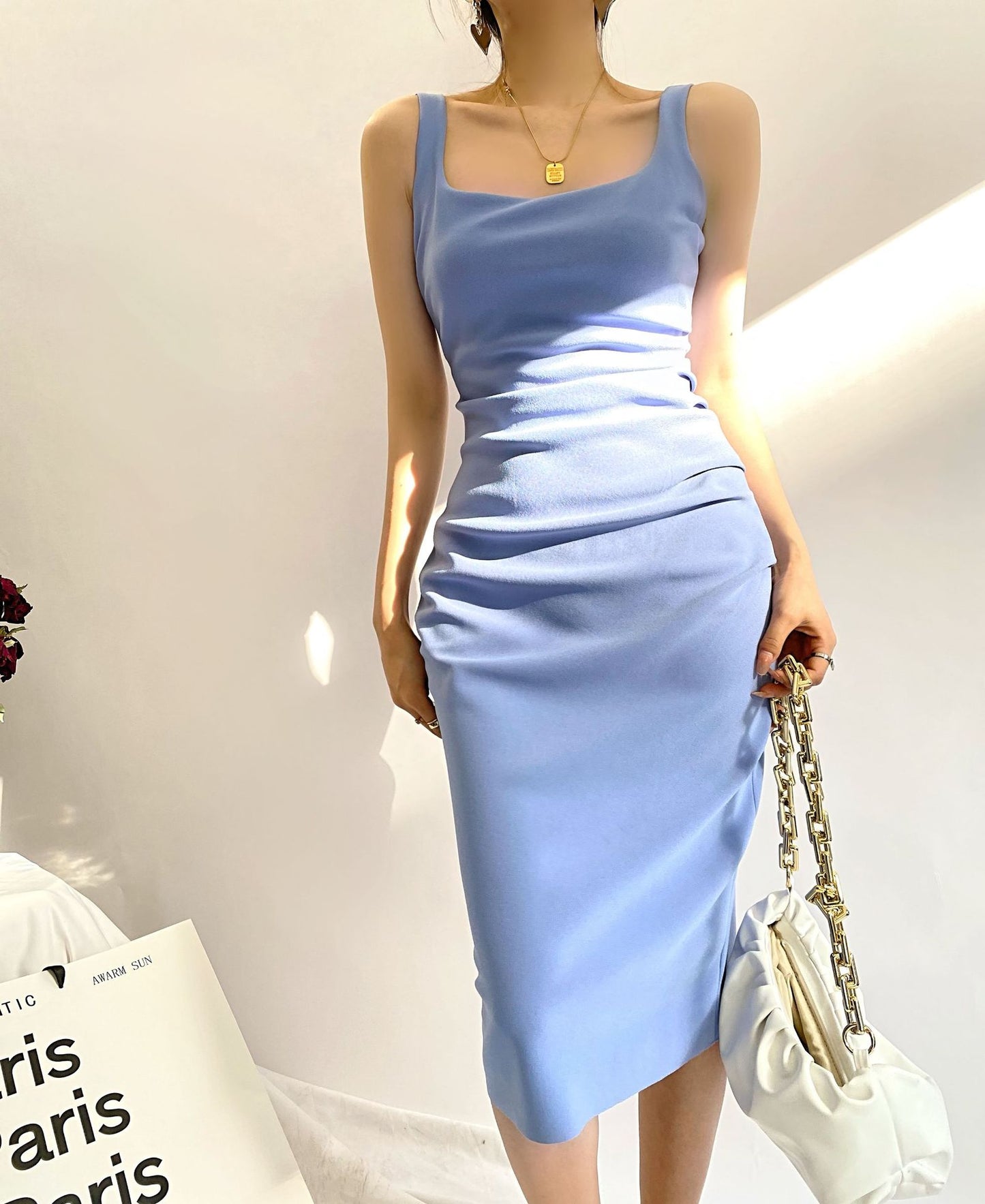 Women's Summer Sexy Design Slit Hemline At Dresses