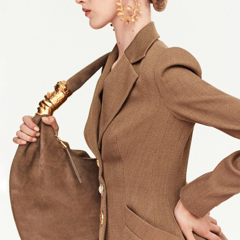 Women's Temperament Commute Style Fashion Small Autumn Blazers