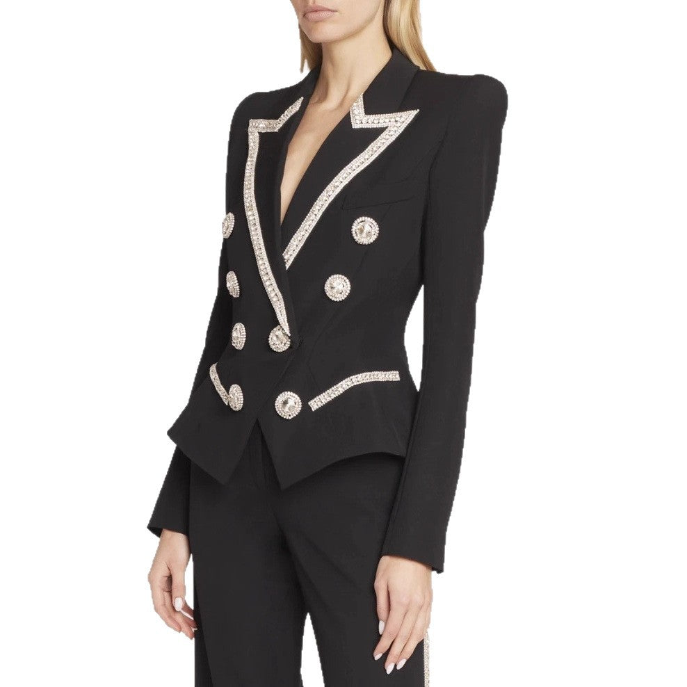 Women's French Style Temperament Patchwork Autumn Fashion Blazers
