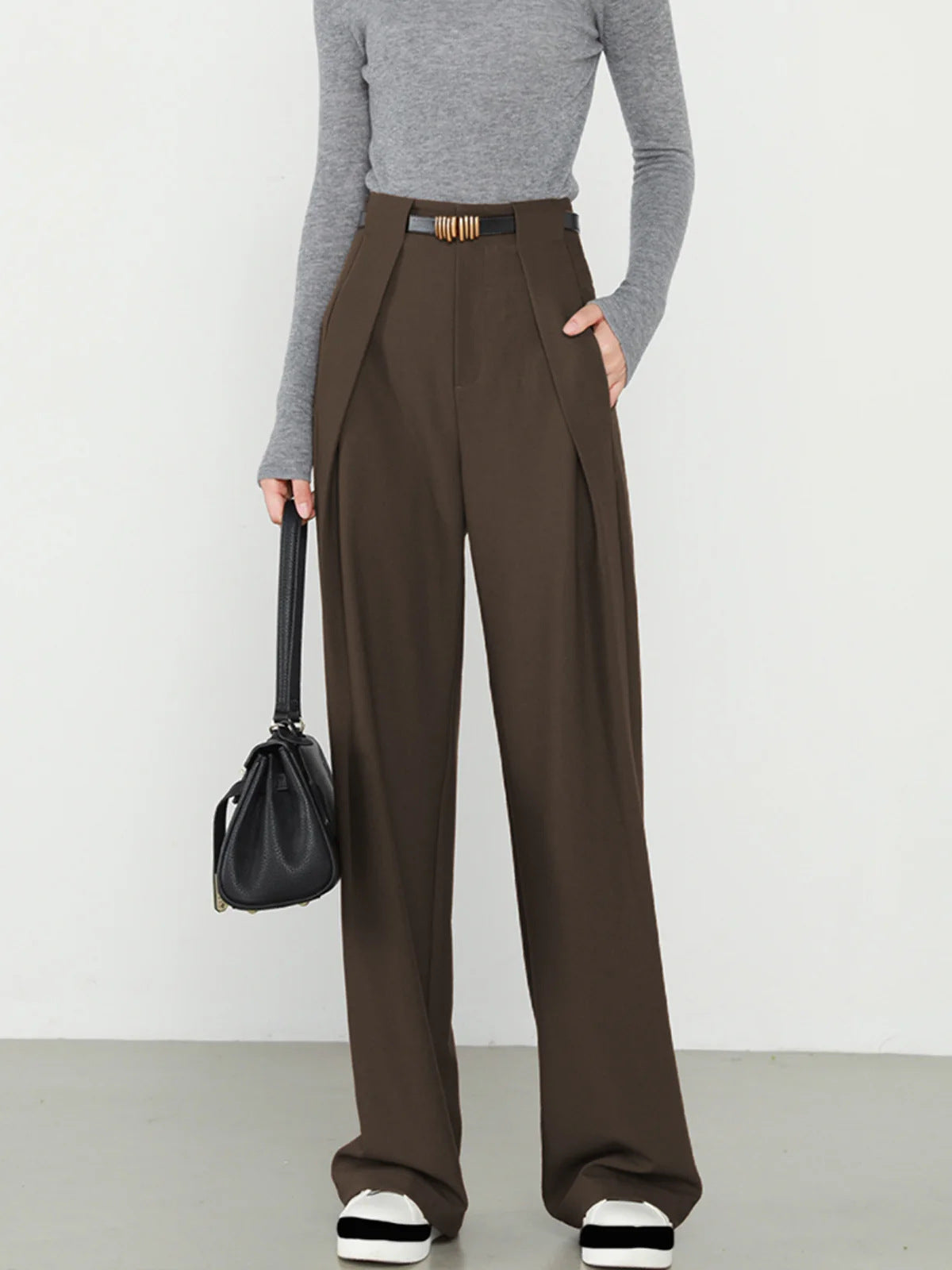 Idle Style High-grade High Waist Loose Pants