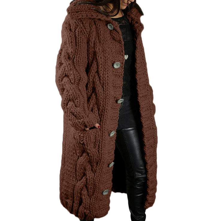 Women's Oversized Fashion Loose Pocket Hooded Sweaters