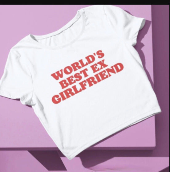 Women's Style Trendy Tight Letter Printed T-shirt Blouses