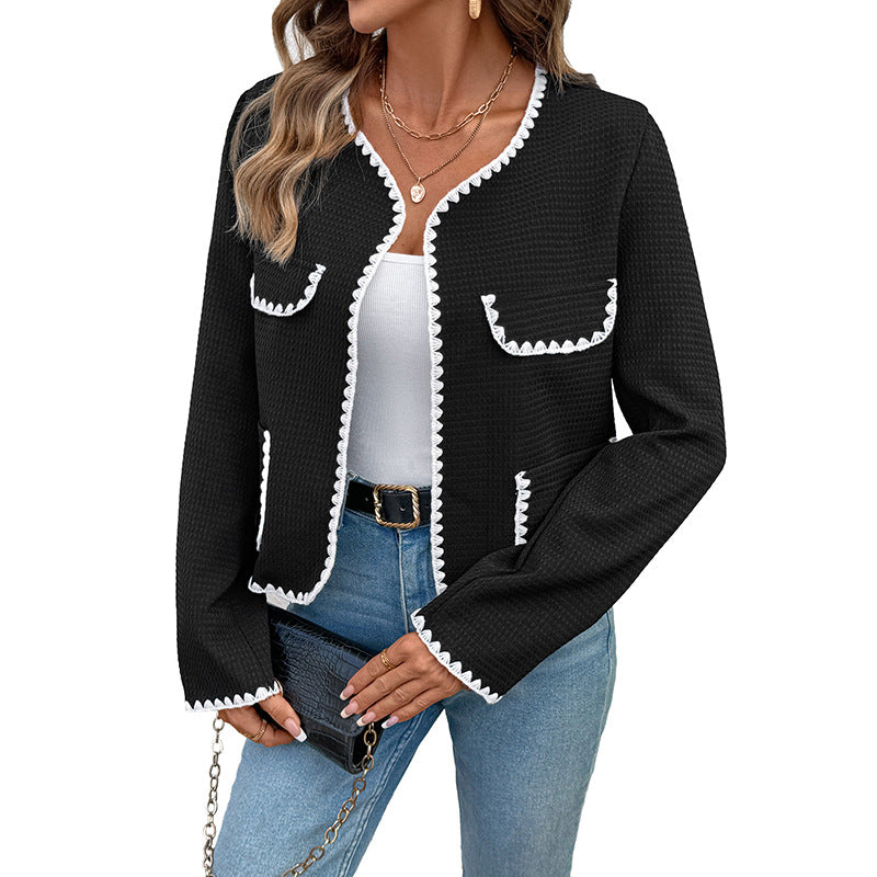 Women's Autumn Casual Classic Style Loose Trim Coats