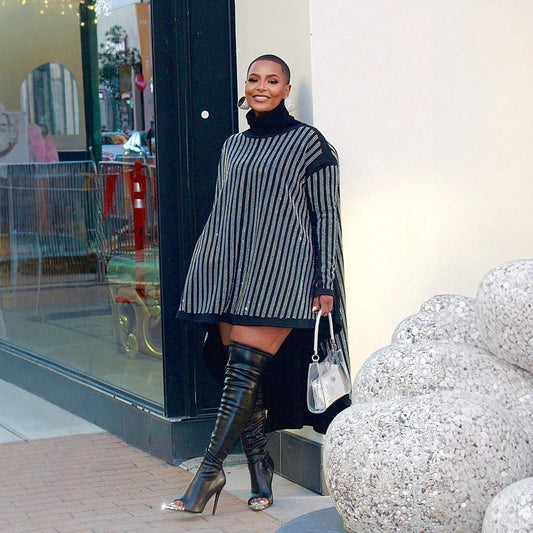 Full Body Rhinestone Dress Spring Bottom Thick Sweaters