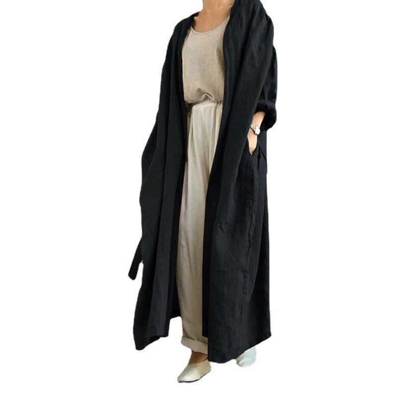 Autumn Casual Long-sleeved Shirt Dress Versatile Coats
