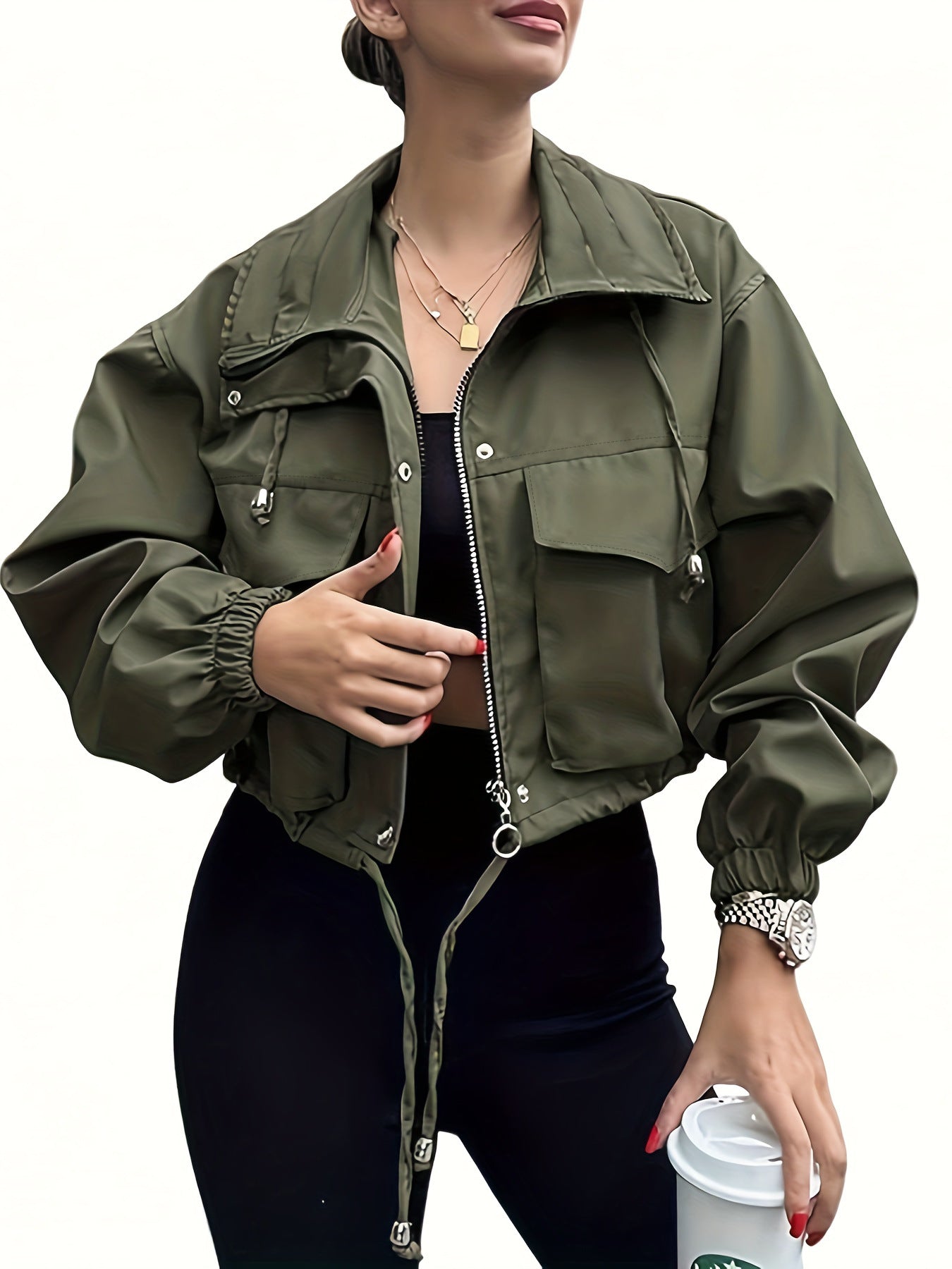 Women's Work Clothes Autumn Loose American Jackets