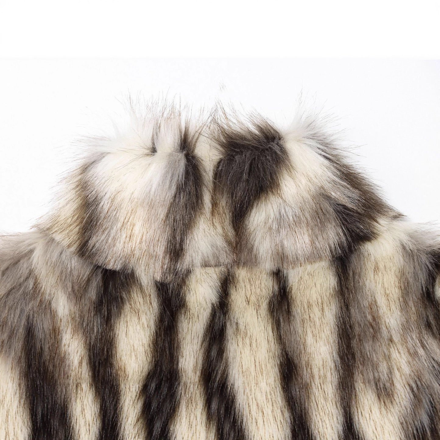 Glamorous Unique Autumn Artificial Fur Effect Coats