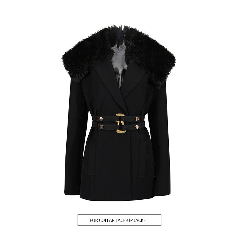 Sense Of Design Small Detachable Fur Blazers