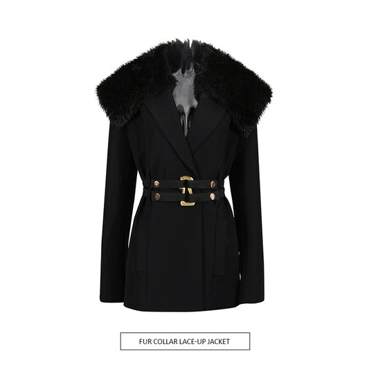 Sense Of Design Small Detachable Fur Blazers