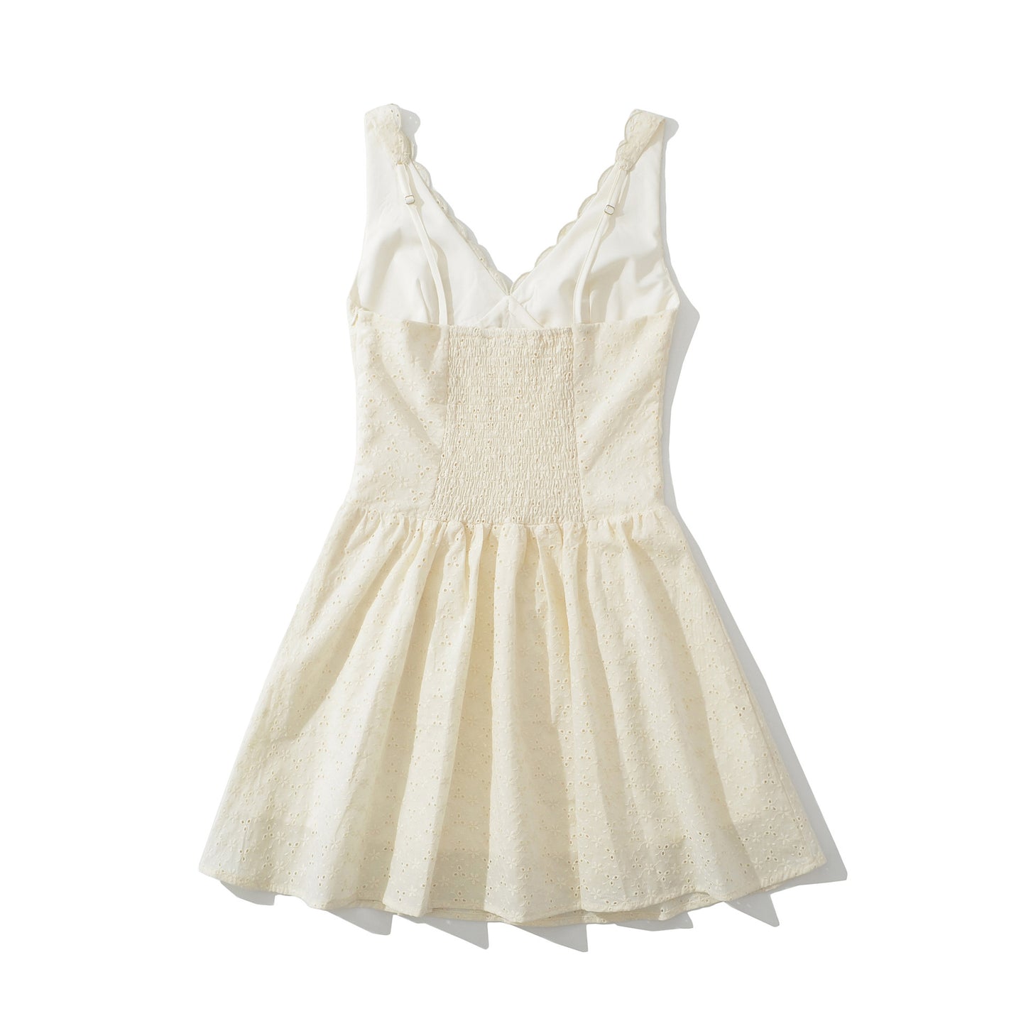 Women's Lace Back Elastic Suspender Dress Dresses