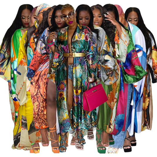 Women's Artificial Silk Fashion Casual Trench Coats