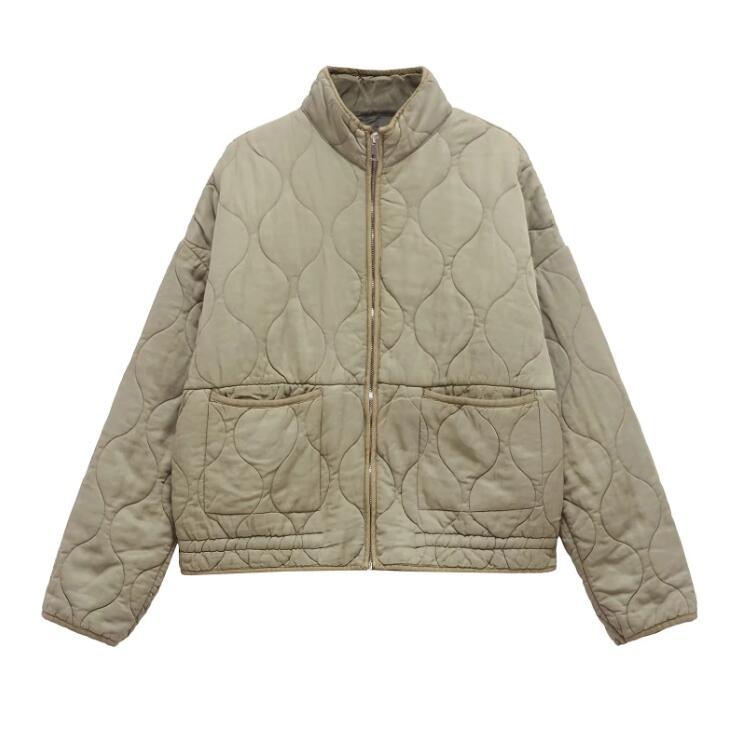 Women's Winter Street Fashion Quilted Long-sleeved Cotton Jackets