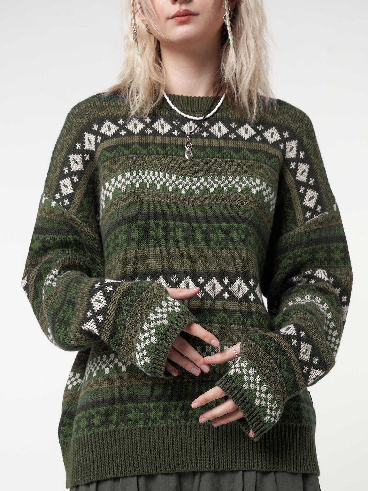 Women's Autumn Loose Slimming Casual Fashion Color Knitwear