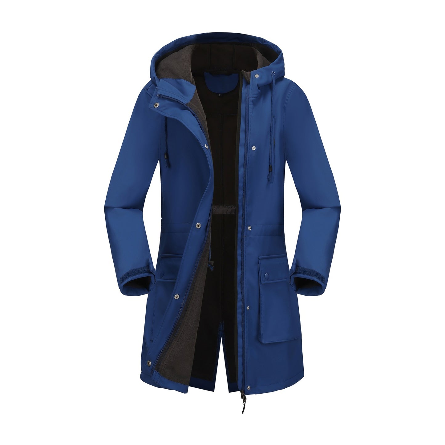 Women's Classic European Hooded Raincoat Trench Jackets