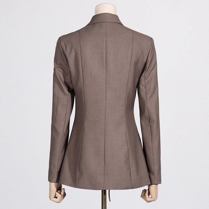 Women's Fashion Sexy Cutout Tight Waist Irregular Suits