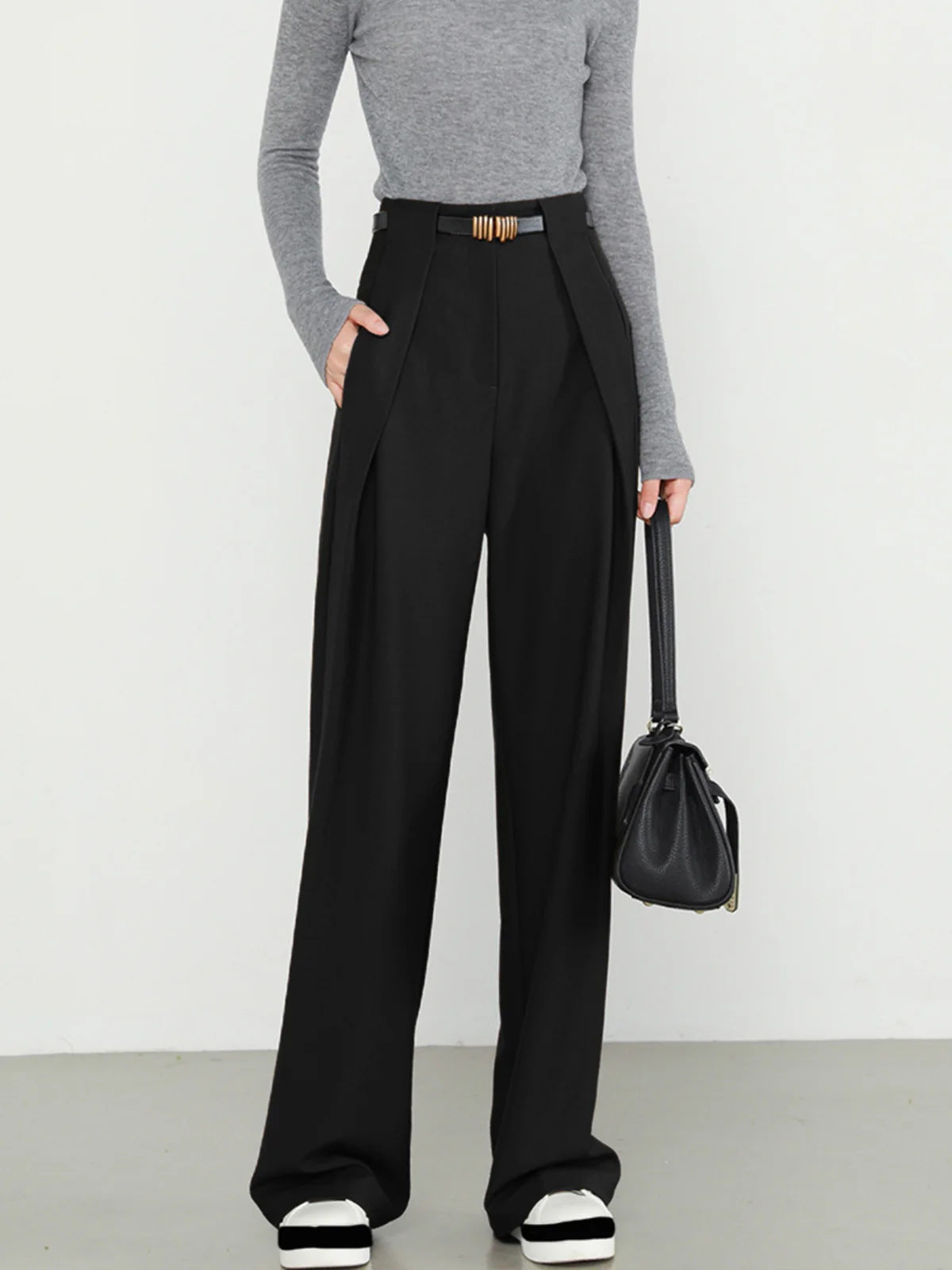 Idle Style High-grade High Waist Loose Pants