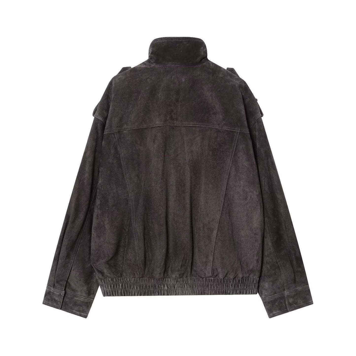 Women's Autumn Fashion Personality Street Suede Textured Jackets