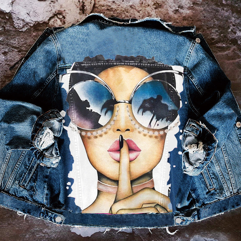 Women's Cool Elegant Urban Casual Denim Jackets