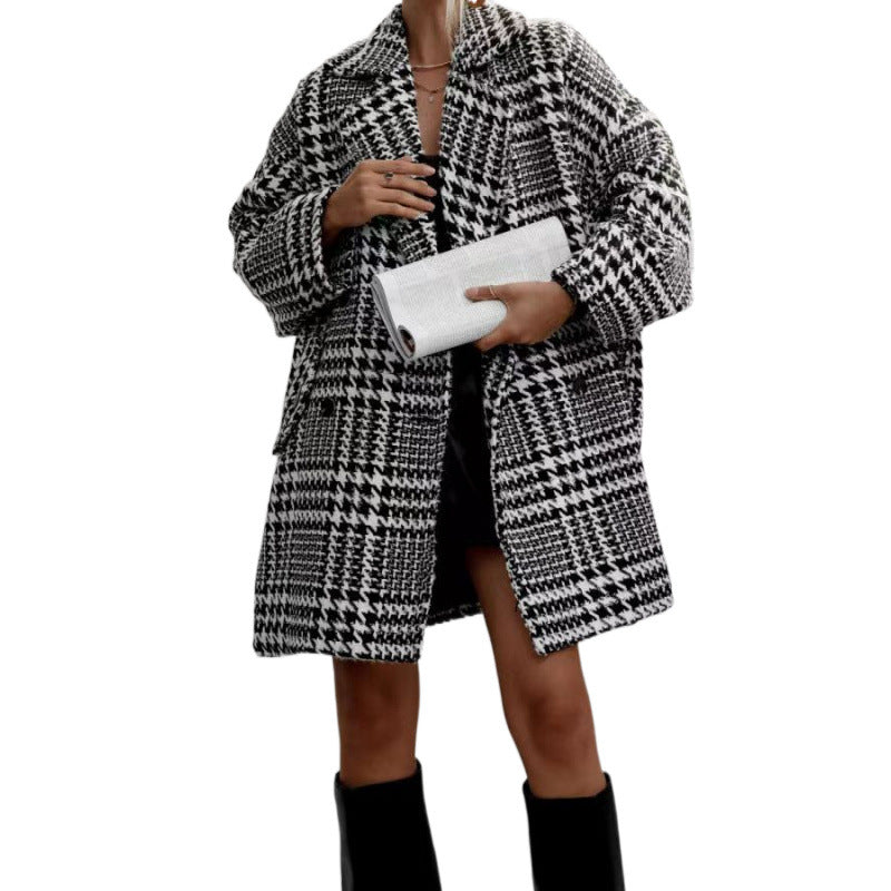 Russia Extra Thick Band Lining Woolen Coats