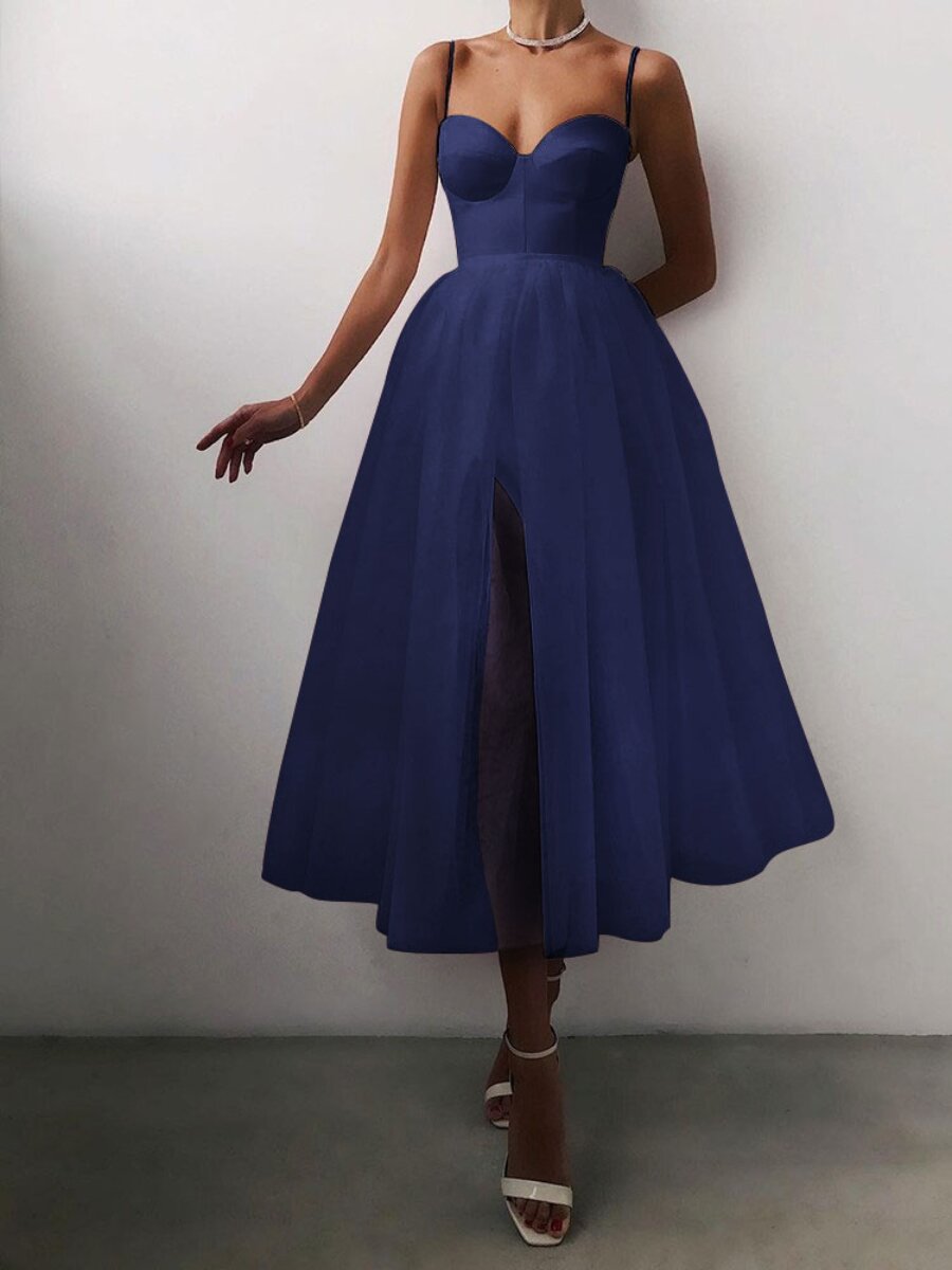 Women's Pretty Beautiful Straps Tulle Dress Wedding Dresses