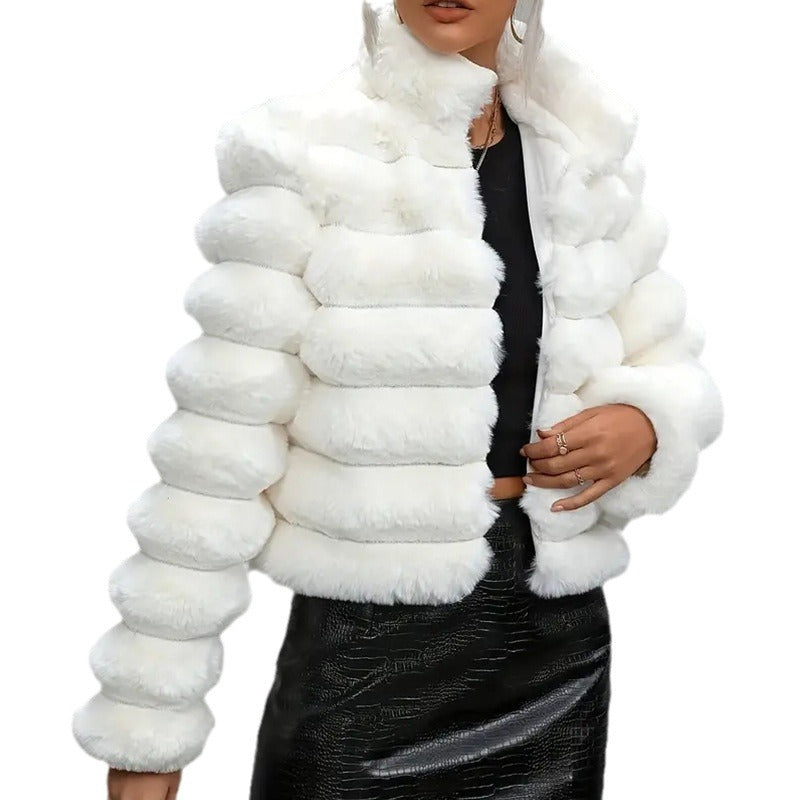 Women's Imitation Fur Affordable Luxury Style Protection Coats