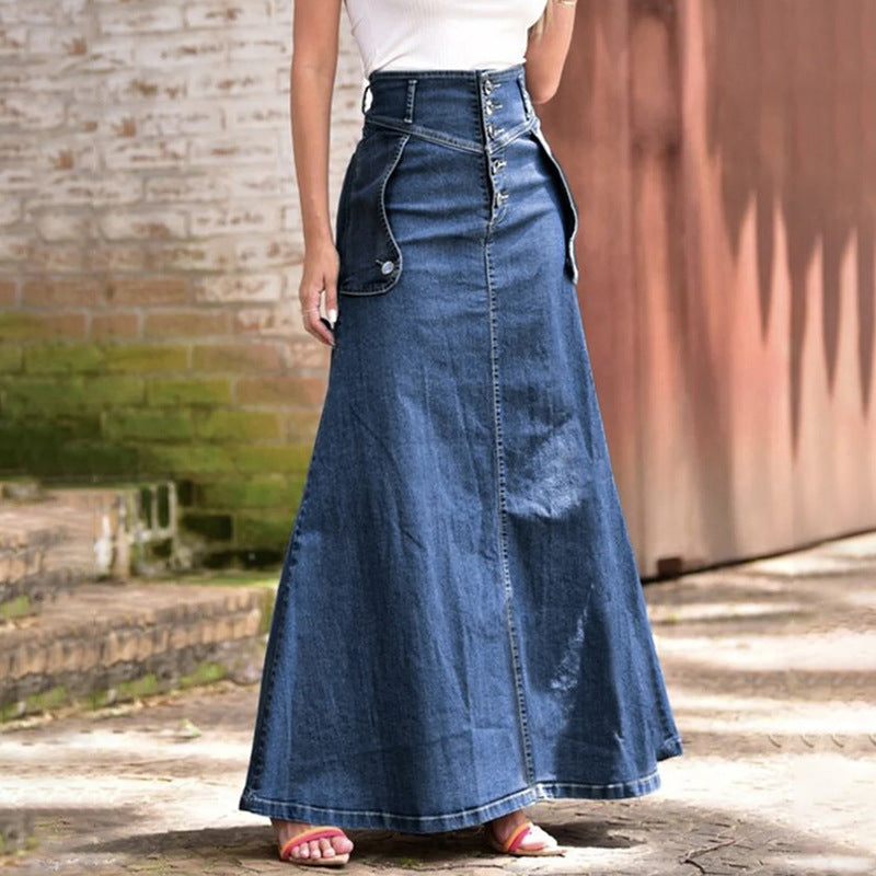 Women's Loose Fashion Overknee Casual Dress Skirts