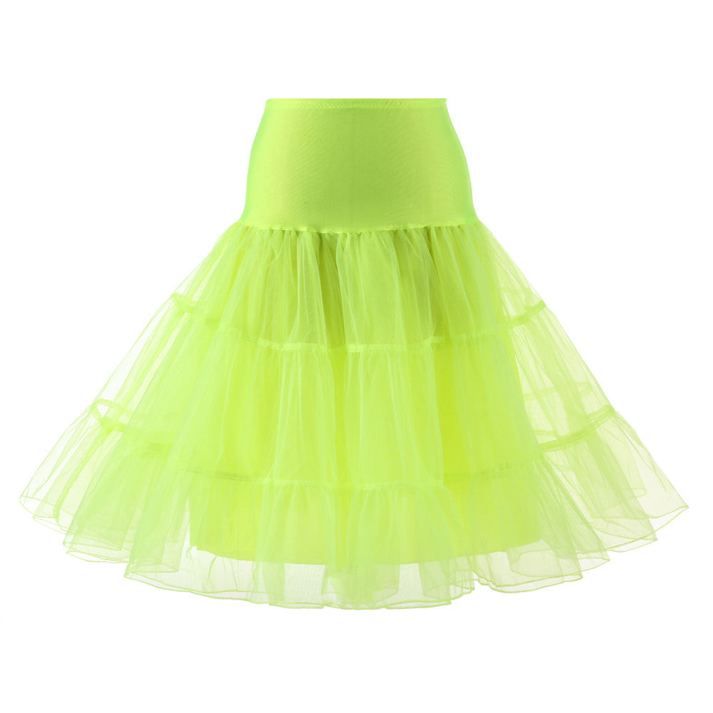 Boneless Gauze Crinoline Violent Color Slip Wedding Dresses